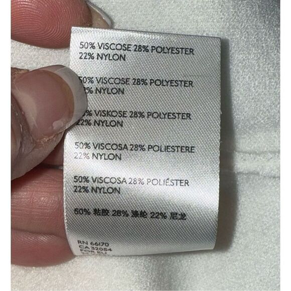 Anthropologie Claudette Dress Ruffled 3/4 Sleeves Tunic White Sz. XS - Picture 11 of 11